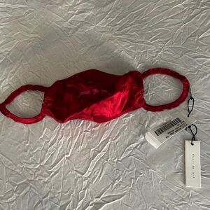 Fleur du Mal Red Satin Mask